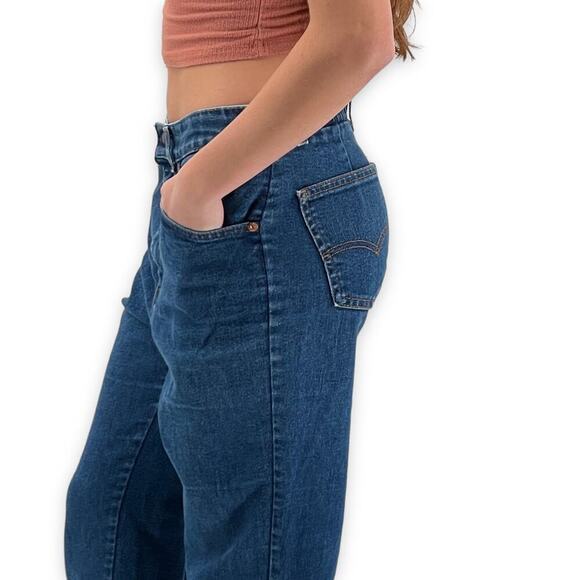 Vintage 70s Levi's Orange Tab Jeans Straight Leg Paper Tag Missus 12 Modern 2/4 - Picture 4 of 14